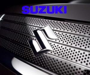 пазл Suzuki логотип, бренд автомобилей из Японии